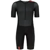 Image de Huub Eternal Aero Lc Korte Mouw Triatlonpak Zwart M Man