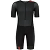 Image de Huub Eternal Aero Lc Korte Mouw Triatlonpak Zwart S Man