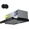 Image de CIARRA VM6909AB - vlakscherm inbouwafzuigkap 60cm Onderbouwafzuigkap A+ 606 m³/u SensorTouch Bedieningmet LED zwart