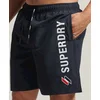 Image de Superdry - Gerecyclede zwemshort met appliqué 48 cm - Heren - Zwembroeken
