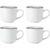 Image de Mikasa Limestone Porcelain Mug 360ml Set - 4 pcs - White