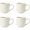 Image de Mikasa - Mokken - Cranborne - Keramiek - Crème - Set van 4 - 320ml