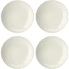 Image de Mikasa Cranborne 4-delige pastakommen, servies voor 4, set van 4 crèmekleurige aardewerken pastakommen, 24 cm grote eetkommen - magnetron- en vaatwasmachinebestendig
