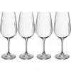 Image de Rode Wijnglazen, Set van 4 Stuks, 0.6 L, Loodvrij Glas - Mikasa | Treviso