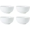 Image de Mikasa krijt 4-delige porseleinen graankom set, 14cm, wit