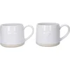 Image de Mokken, Bekers, Set van 2 Stuks, 0.38 L, Keramiek, Hart Detail - Mikasa | Cosy Mugs