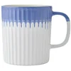 Image de Mikasa getextureerde aardewerk mok | 410 ml | Blauw