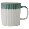 Image de Mikasa mok van gestructureerd steengoed | 410 ml | Groen