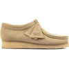 Image de Clarks - WALLABEE - Dames veterschoenen - Kleur: Groen - Maat: 39