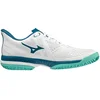 Image de Mizuno Tennisschoen Padelschoen Wave Exceed Tour 5 CC Heren Wit Groen Blauw