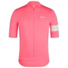 Image de Rapha Core Korte Mouw Wielertrui Roze M Man