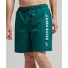 Image de Superdry - Gerecyclede zwemshort met appliqué 48 cm - Heren - Zwembroeken