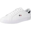Image de Lacoste 49SMA0080 Powercourt 125 1 SMA - Heren sneaker - 407-Wht-Nvy-Red