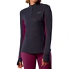 Image de Mizuno Active Warmalite Sweatshirt Met Halve Rits Blauw M Vrouw