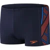 Image de Speedo Mens Tech Panel Aquashort True Navy/Volcanic Orange/True Cobalt