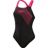 Image de Speedo Medley Logo 1 Piece Dames Sportbadpak - Zwart/Roze