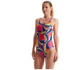 Image de Speedo Womens Allover Digital Leaderback Watermelon, Flare Pink, Mandarin Peel, Lemon Drizzle