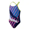 Image de Speedo Eco Placem Lane - Zwempak - Marine Roze Blauw - 12 jaar