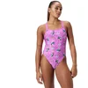 Image de Speedo Allover Digital Starback Zwemkleding Paars UK 36 Vrouw