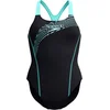 Image de Speedo Medley Logo 1 Piece Dames Sportbadpak - Zwart/Blauw