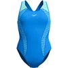 Image de Speedo Placement Laneback Dames Sportbadpak - Zwart/Groen