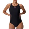 Image de Speedo Placement Muscleback Dames Sportbadpak - Zwart/Roze