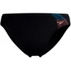 Image de Speedo Medley Logo 7cm Brief Heren Sportzwembroek - Zwart/Oranje