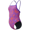 Image de Speedo Fl Printed Web Back Zwemkleding Paars UK 30 Vrouw