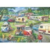 Image de House of Puzzles legpuzzel Happy Holidays 1000 stukjes rustiek landschap.