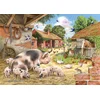 Image de House of Puzzles legpuzzel Poppy's Piglets 500 stukjes XL puzzel.