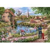 Image de House of Puzzles legpuzzel Doggy Paddle 1000 stukjes dieren.