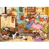Image de House of Puzzles legpuzzel hond moe 1000 stukjes puzzelspel.