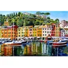Image de Portofino on Reflection Puzzel 1000 Stukjes