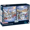 Image de Christmas Is Coming Puzzel 2x 500XL Stukjes