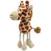 Image de The Puppet Company vingerpop giraf - pluche speelgoed voor kinderen.