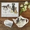 Image de Alex Clark Tea Bag Dogs Together ~ Theezakje schotel Honden