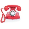 Image de GPO 1929SPUSHRED - Telefoon Carrington klassiek bakeliet jaren  20, druktoetsen, rood