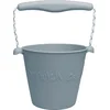 Image de Scrunch: EMMER eendenei blauw diam.15cm, 1.5l inhoud, handvaten met touw, opvouwbaar, 100% siliconen, recycleerbaar, 12m+