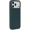 Image de Troubadour Lederen Hoesje   Geschikt voor iPhone 18 Pro Max   Gemaakt van plantaardig gelooid leder   Ontwikkelt unieke patina   MagSafe compatible   Zwart - Groen