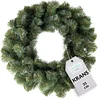 Image de Creative Home Ronde Krans | Rond Diameter 35 cm| Kerstkrans Perfect voor Deur Muur Tafel | DIY Decoratie
