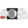 Image de Code Drum Heads TPGENCLRR Generator Rock Pack 10-12-16 inch clear tomvellen + 14 inch coated snaredrumvel