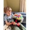 Image de The Puppet Company handpop regenboog monster 35cm pluche speelgoed.