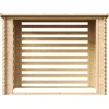 Image de Timbela M202 - Haardhout Opslagschuurtje - 2,55 m² - 146x232xH199 cm - Houtopslag
