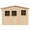 Image de Timbela M335+M335G - Houten tuinhuis - 9 m² - 316x324xH232 cm - met vloer