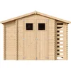 Image de Timbela M389+M389G - Houten tuinhuis-brandhoutschuurtje - 5,41 m² - 206x328xH224 cm - met vloer
