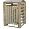 Image de Timbela M606-1 - Houten Containerombouw - 97x97xH137 cm - met afsluitbare deuren