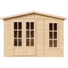 Image de Timbela M334FB - Houten tuinkantoor - 6,03 m² - 222x332xH232 cm - met vloer