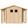 Image de Timbela M391 - Houten tuinhuis-brandhoutschuurtje - 5,47 m² - 206x328xH218 cm - zonder vloer