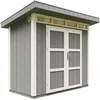 Image de Timbela M901A-CAVERN STEEL - LP SmartSide Tuinhuis op houtbasis - 3 m² - L161xL293xH239 cm - met vloer en verf