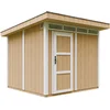 Image de Timbela M903-HARVEST HONEY - LP SmartSide Tuinhuis op houtbasis - 6 m² - 294x279xH237 cm - met vloer en verf